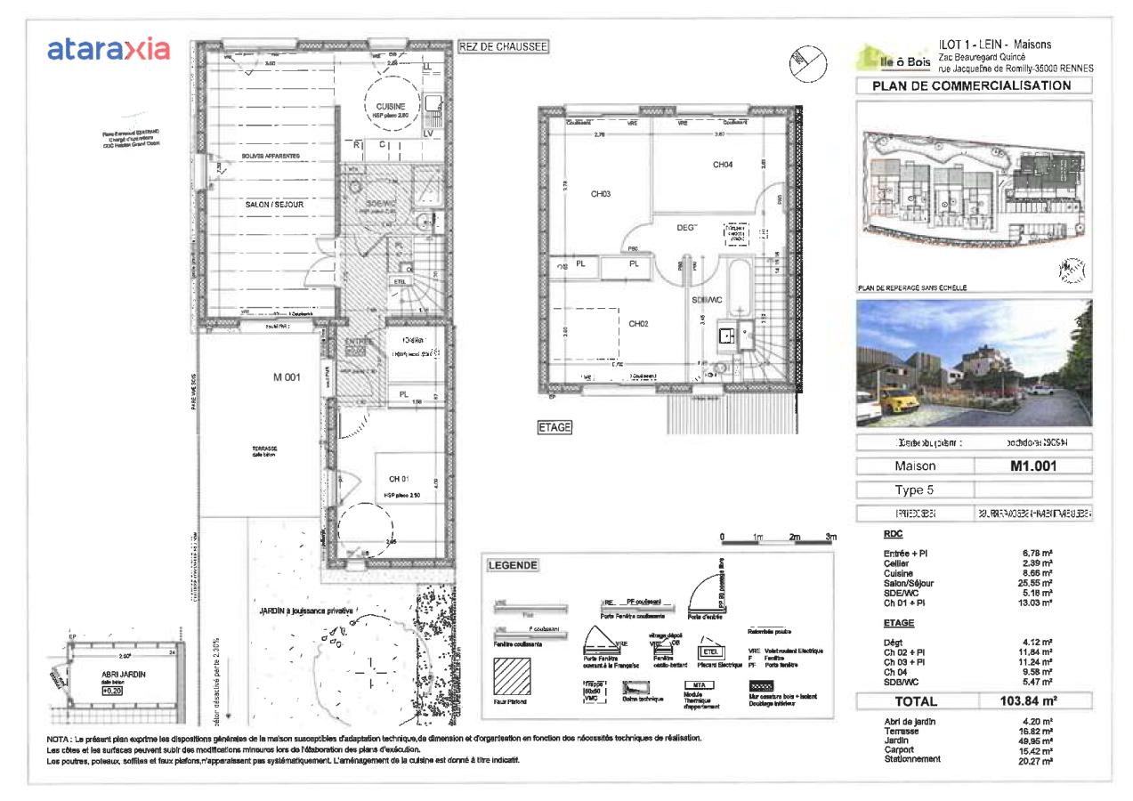 5 pièces - RDC - 104m² - 1 343,66 € - Photo #1