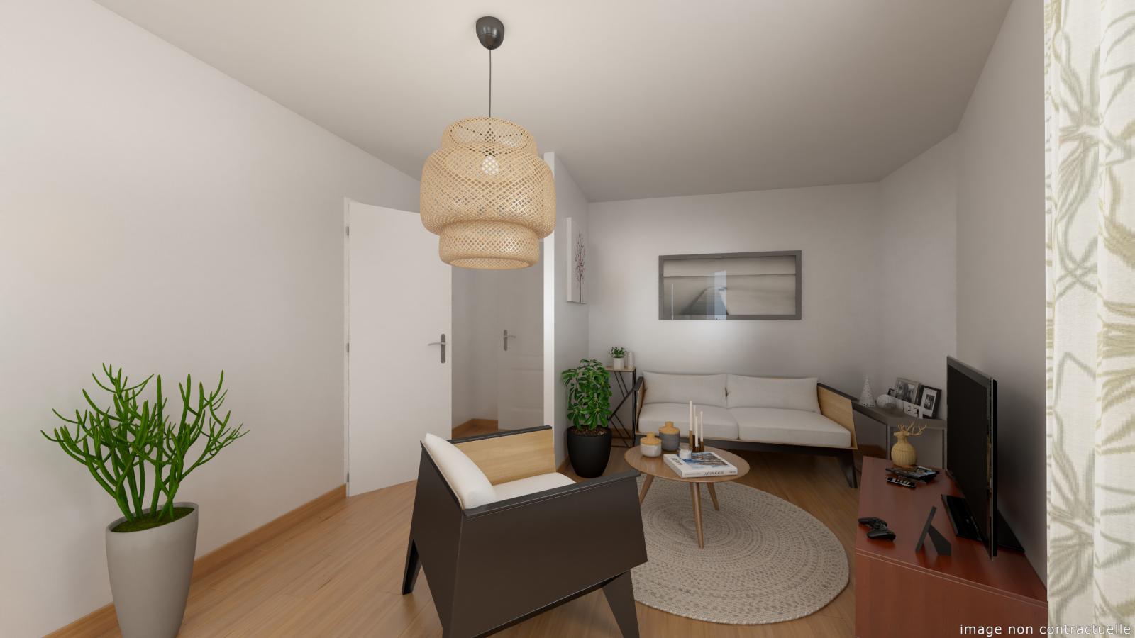 
																			2 pièces - 
																		3ème étage - 50m² - 711,02 € - Photo #3