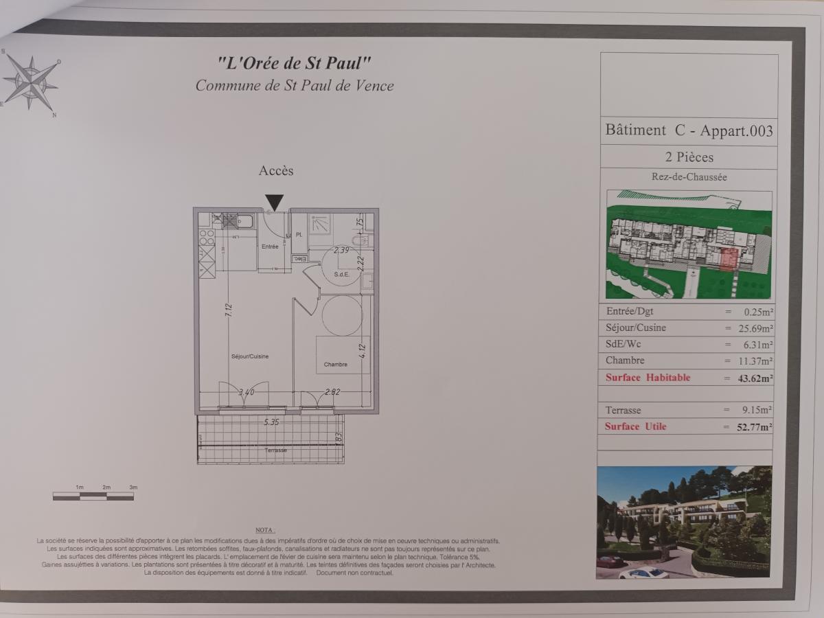 
																																							2 pièces - 
																																						RDC - 44m² - 873,37 € - Photo #3