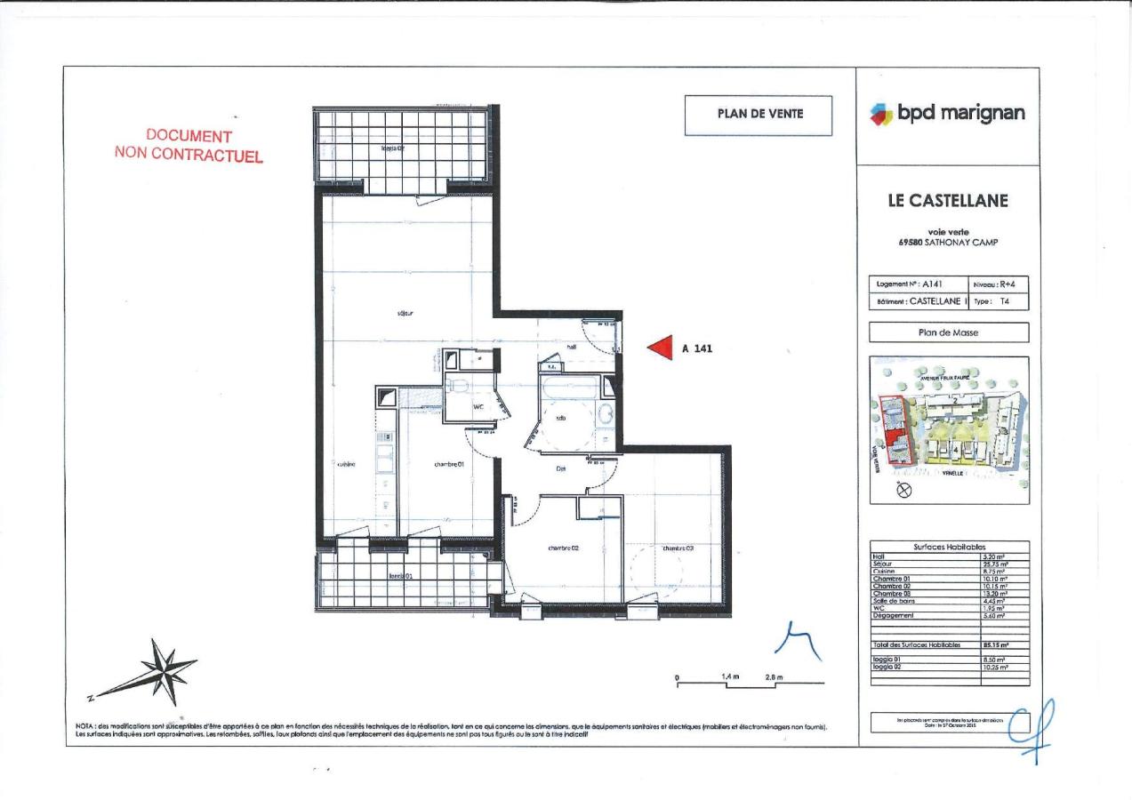 
																																							4 pièces - 
																																						2ème étage - 86m² - 1 283,24 € - Photo #5