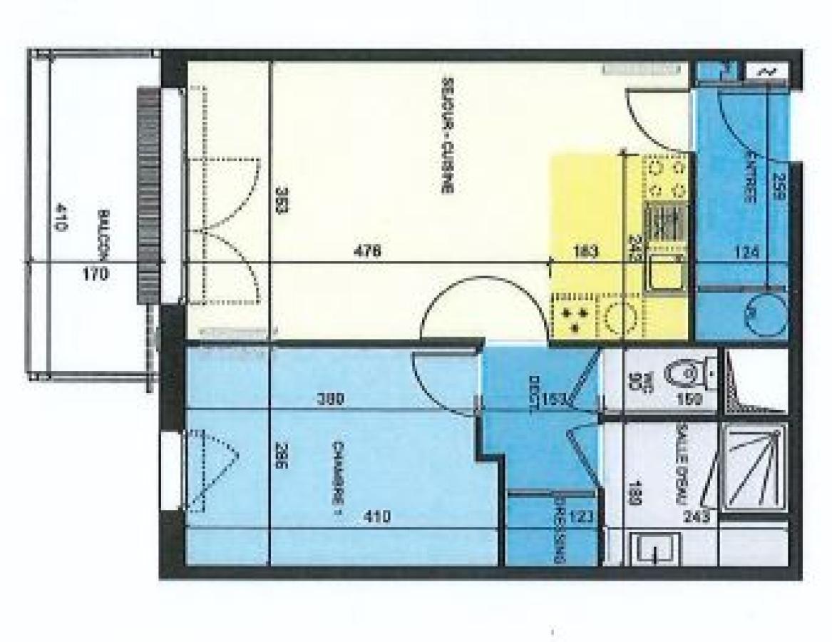 
																																							2 pièces - 
																																						2ème étage - 49m² - 655,01 € - Photo #6