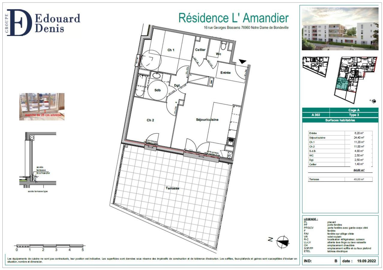 Appartement à Notre-Dame-de-Bondeville