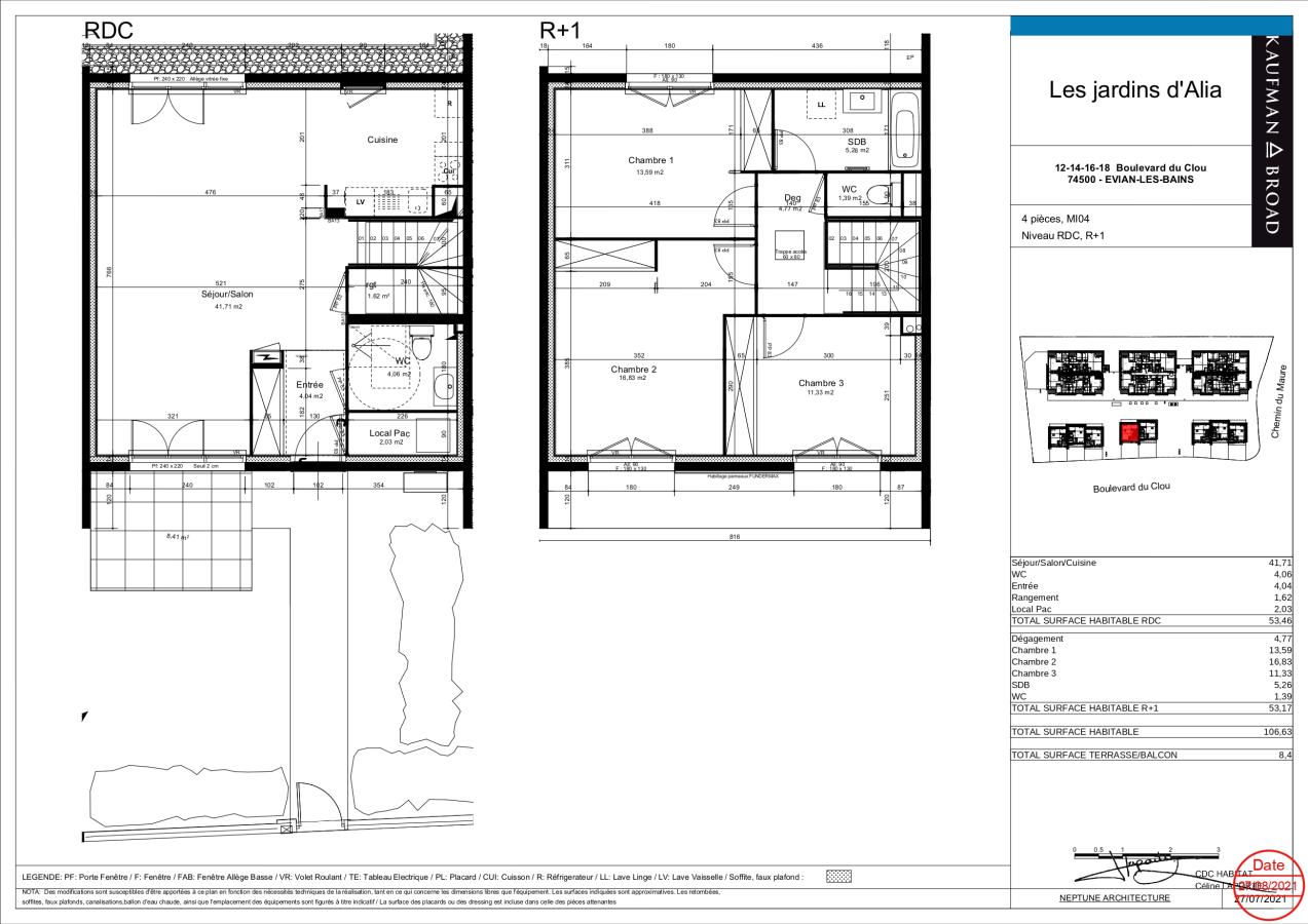 
																																							4 pièces - 
																																						RDC - 107m² - 1 494,91 € - Photo #6