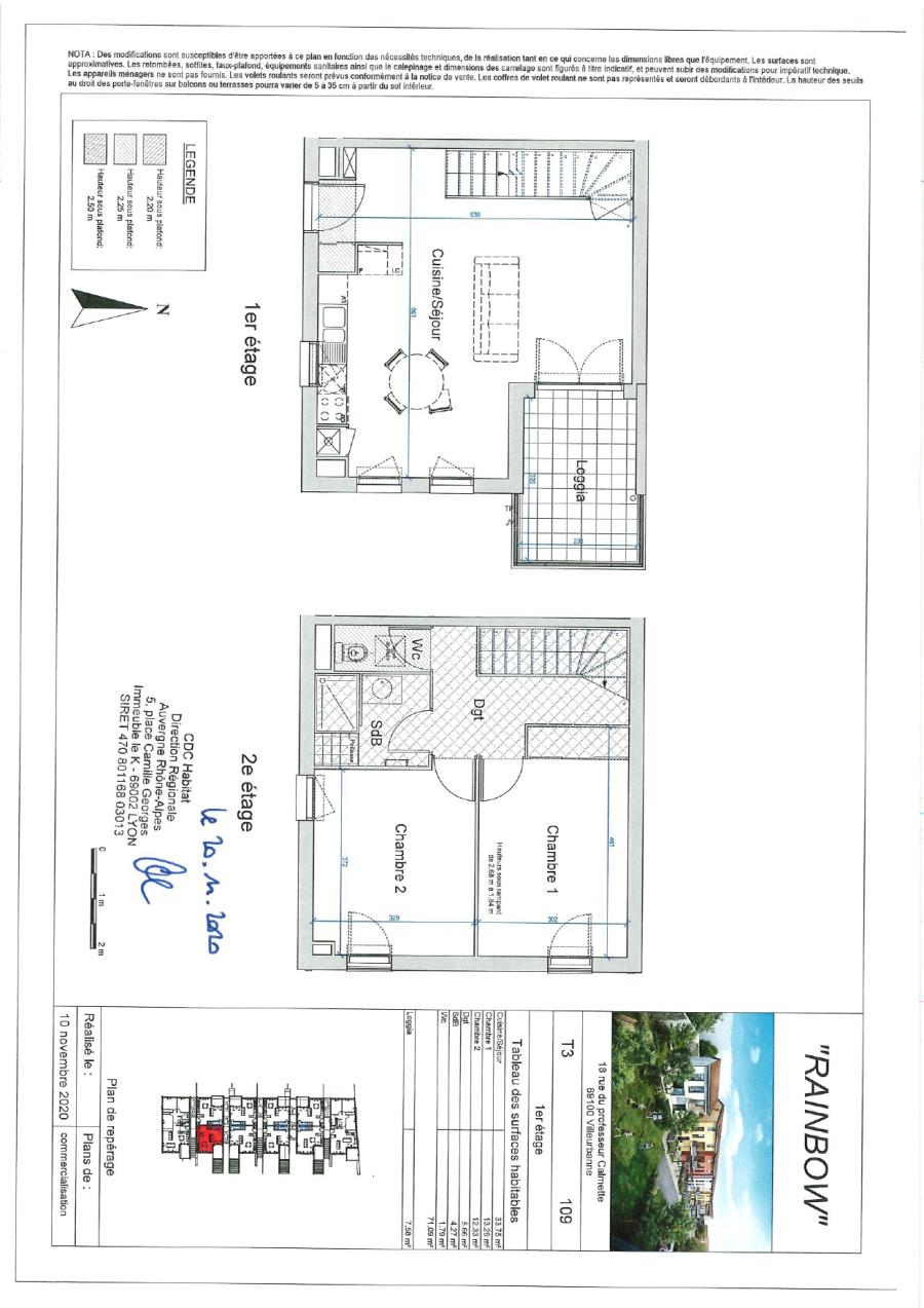 3 pièces - 1er étage - 69m² - 999,05 € - Photo #4