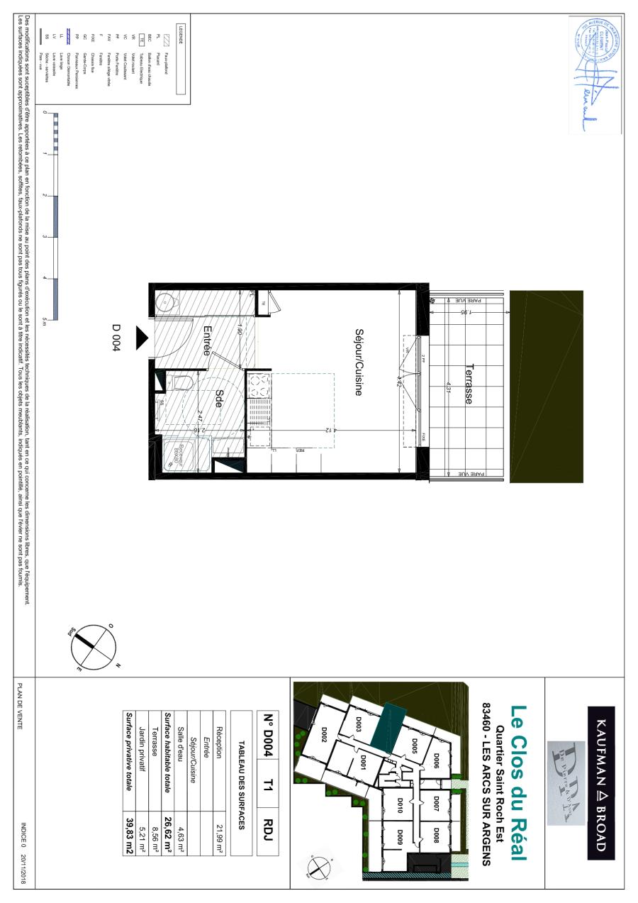 1 pièce - RDC - 27m² - 536,17 € - Photo #4