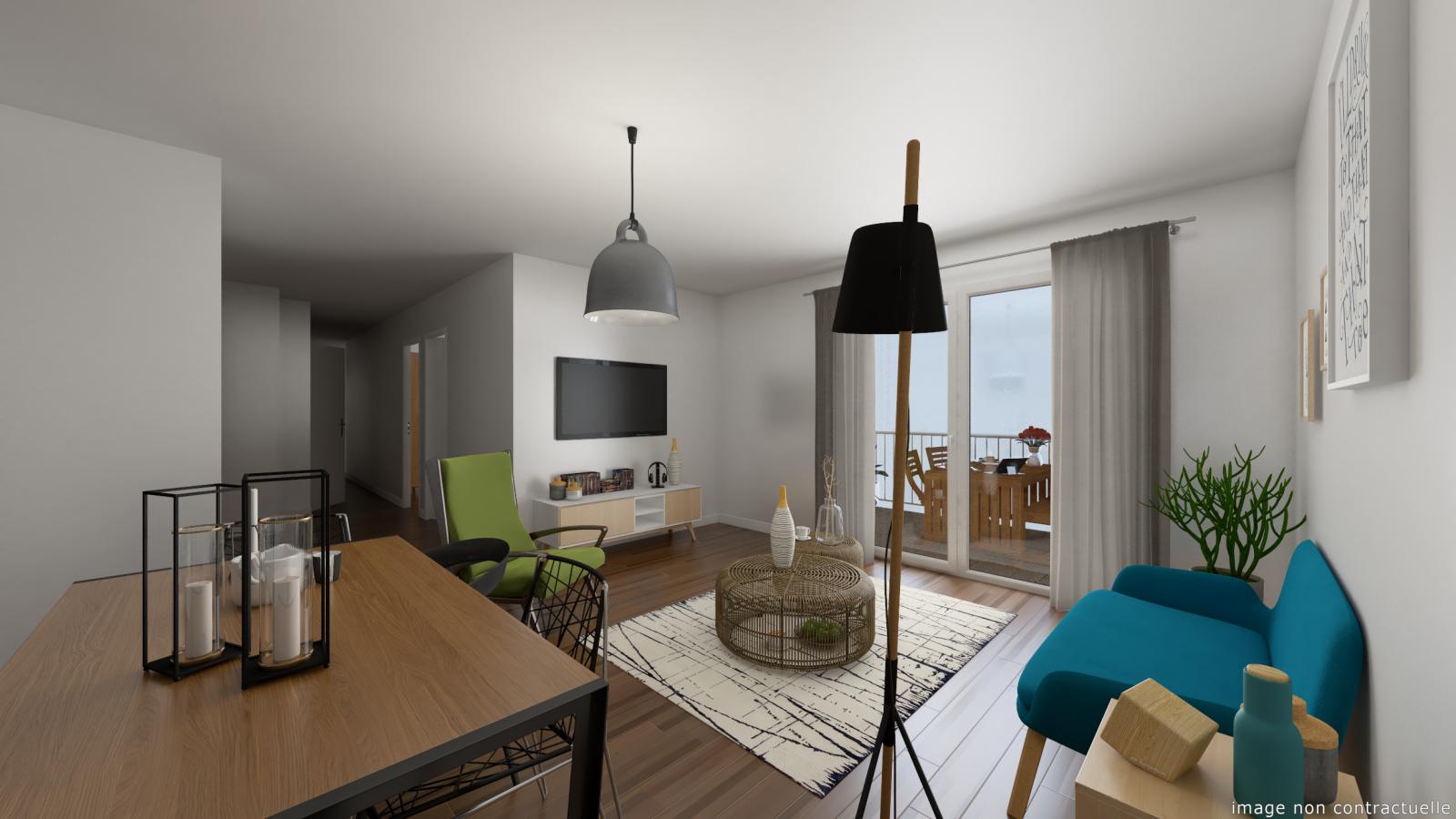 
																			5 pièces - 
																		3ème étage - 92m² - 1 100,33 € - Photo #0