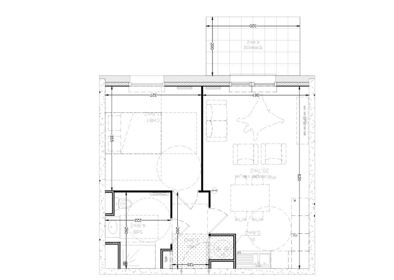 2 pièces - RDC - 41m² - 642,39 € - Photo #1