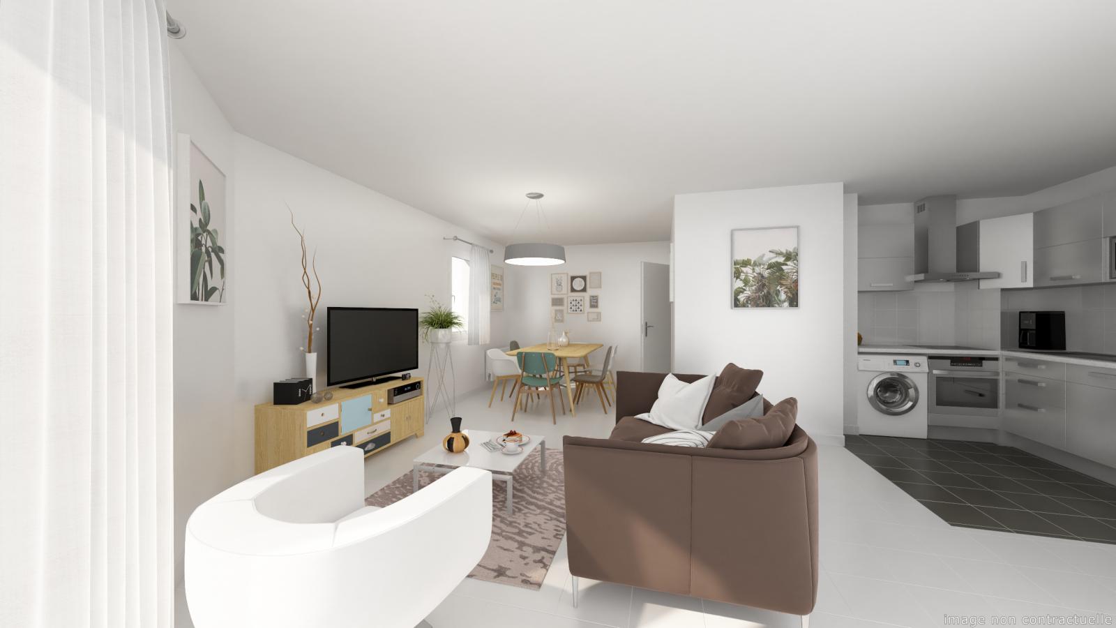 
																																							2 pièces - 
																																						6ème étage - 49m² - 819,59 € - Photo #3