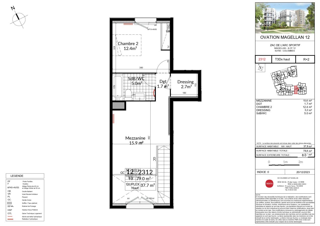 3 pièces - 1er étage - 79m² photo 2