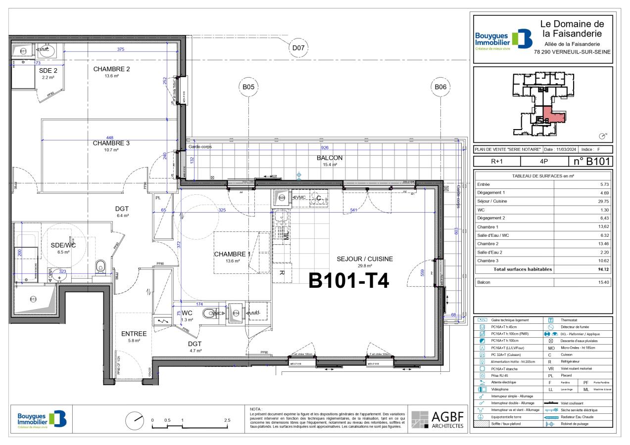 
																			4 pièces - 
																		1er étage - 95m² - 1 537,96 € - Photo #7