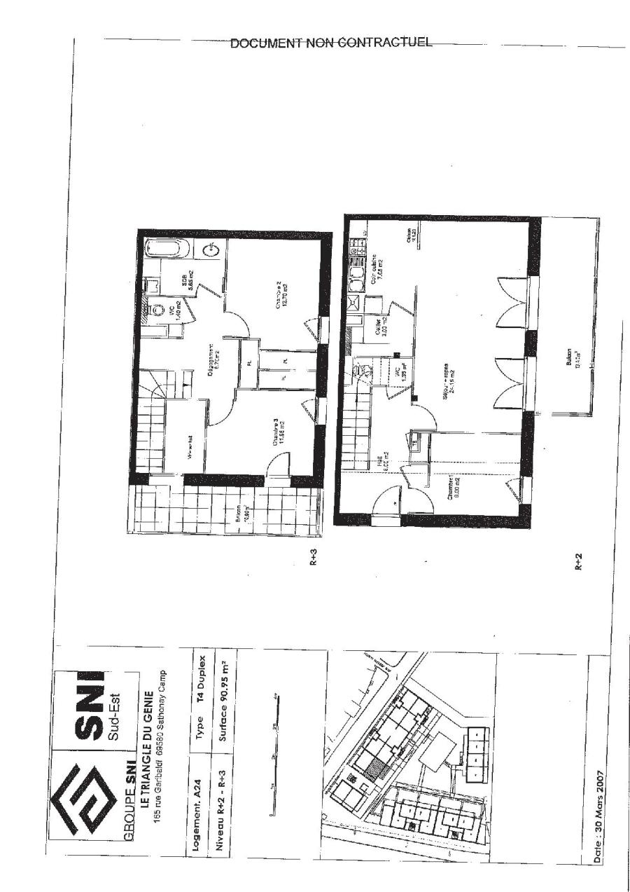 4 pièces - 2ème étage - 91m² - 1 177,72 € - Photo #5