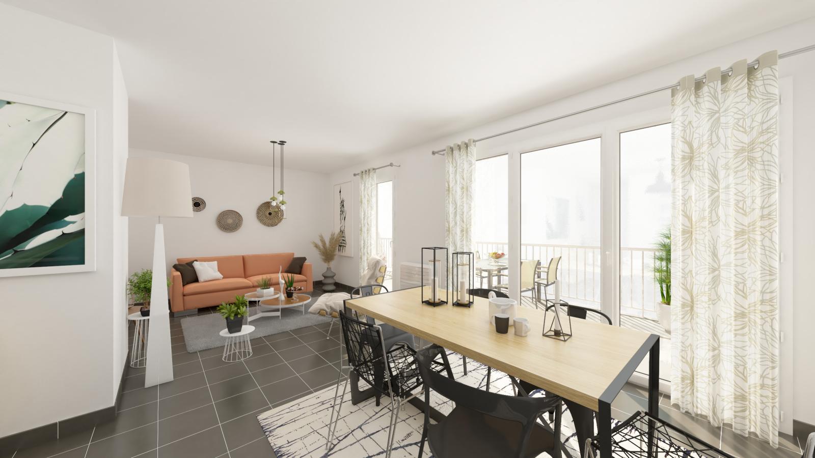 
																																							5 pièces - 
																																						3ème étage - 98m² - 1 148,27 € - Photo #2