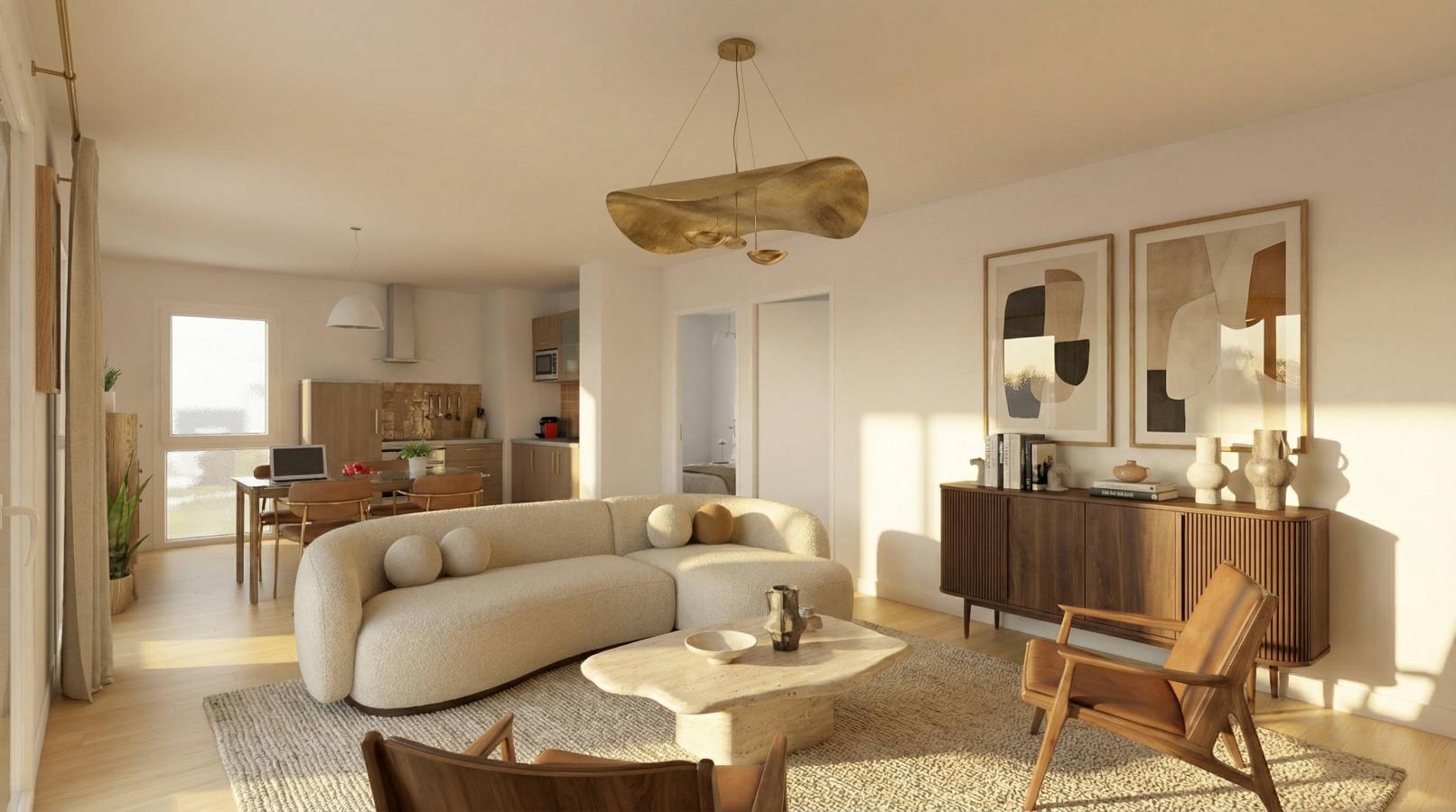 
																			3 pièces - 
																		1er étage - 74m² - 862,91 € - Photo #4