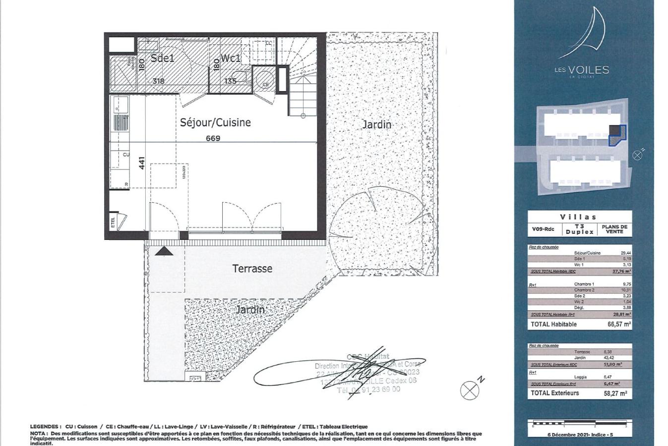 
																																							3 pièces - 
																																						RDC - 69m² - 979,39 € - Photo #2