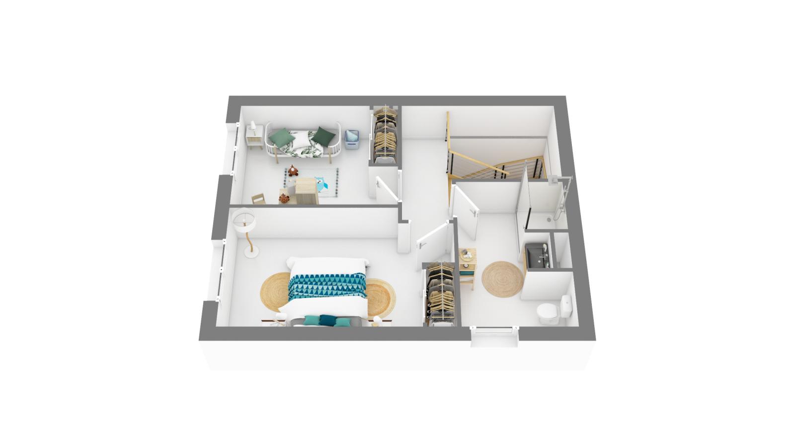 
																																							4 pièces - 
																																						RDC - 87m² - 1 206,90 € - Photo #1