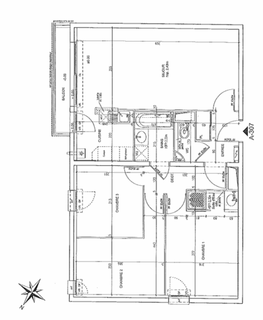 4 pièces - 3ème étage - 78m² - 239 000 € - Photo #7