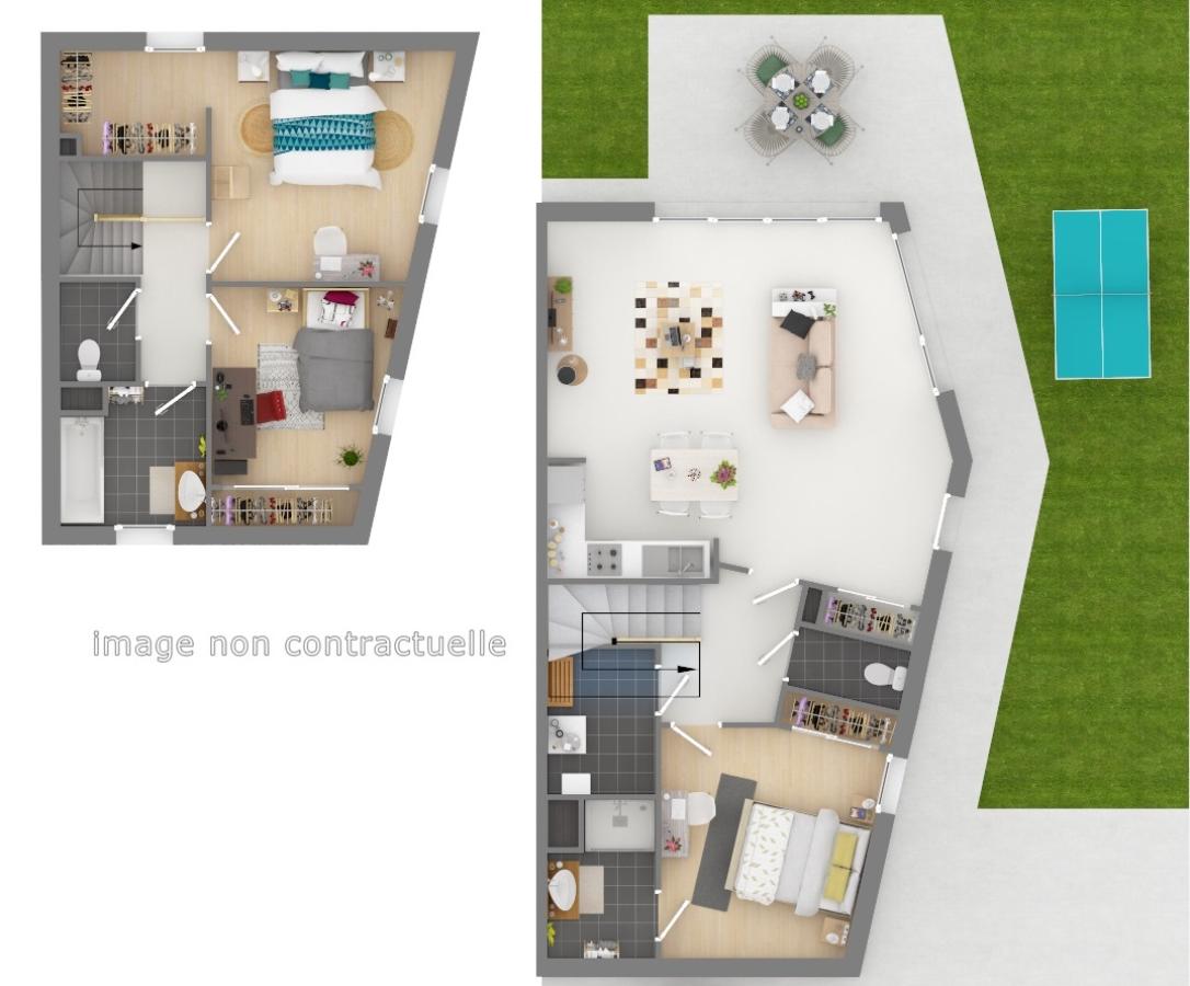 4 pièces - RDC - 103m² - 1 131,99 € - Photo #5