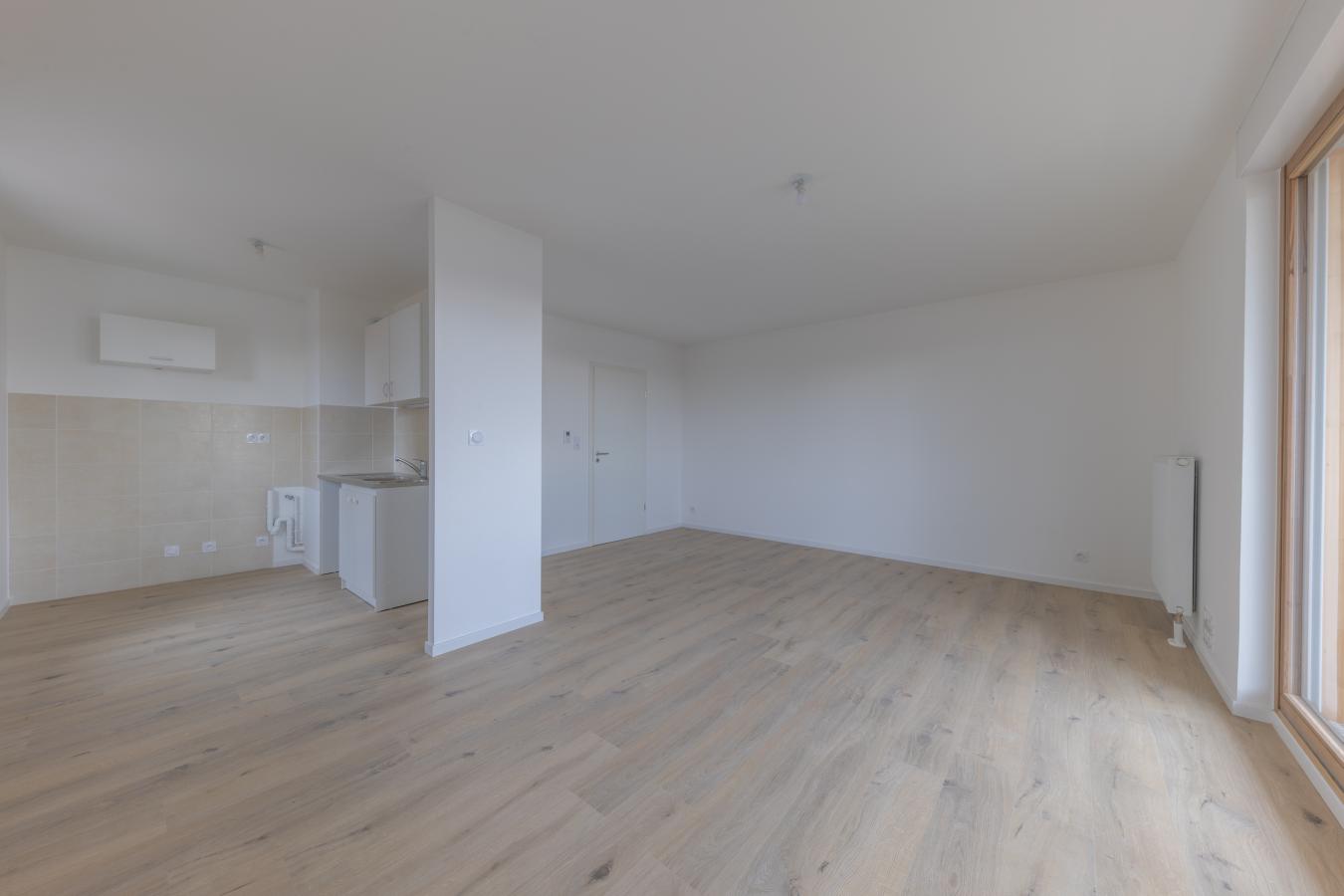 2 pièces - 3ème étage - 44m² - 654,05 € - Photo #2