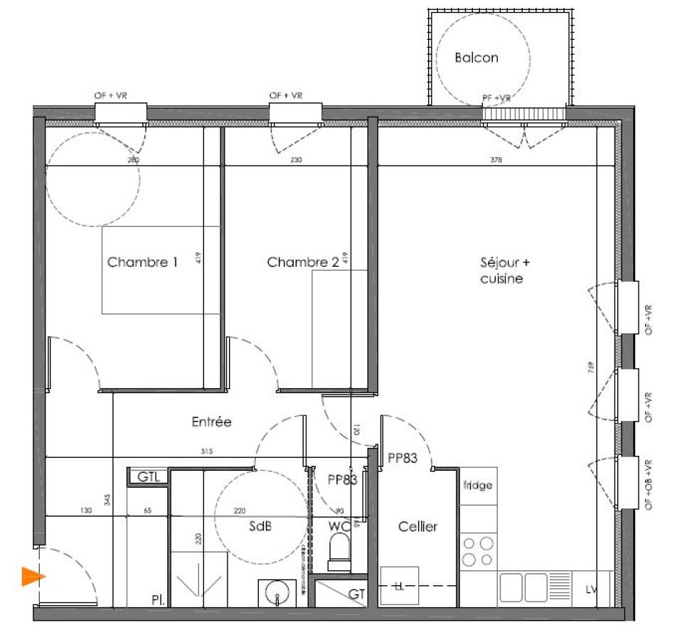 
																			3 pièces - 
																		2ème étage - 66m² - 998,44 € - Photo #5