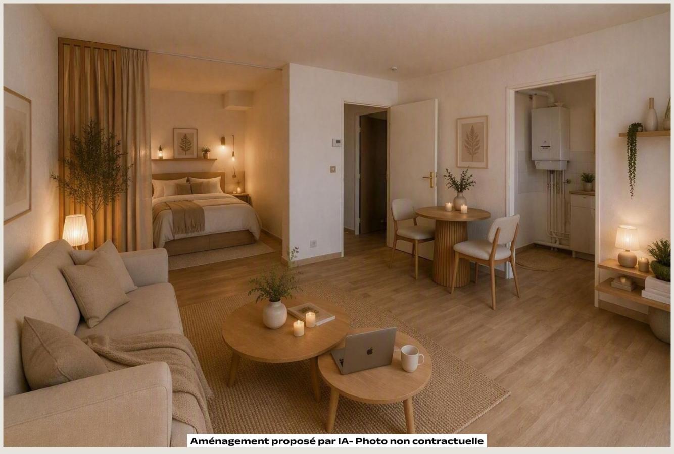 1 pièce - 2ème étage - 33m² - 75 600 € - Photo #4