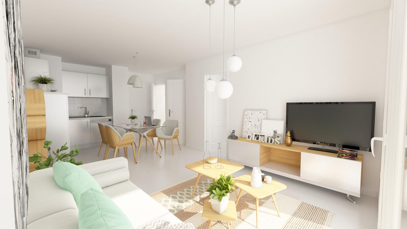 2 pièces - RDC - 41m² - 632,75 € - Photo #2