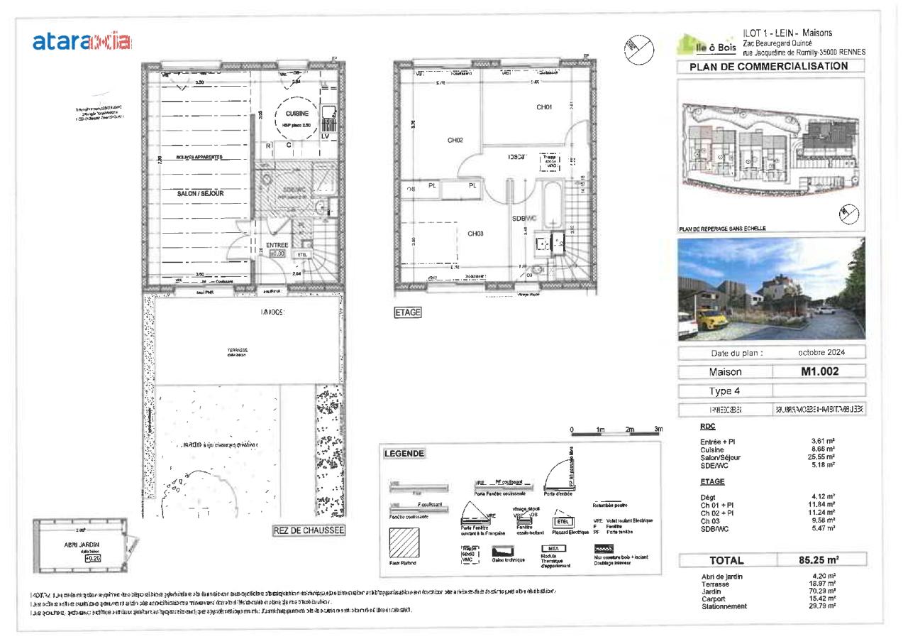 4 pièces - RDC - 85m² - 1 138,99 € - Photo #1