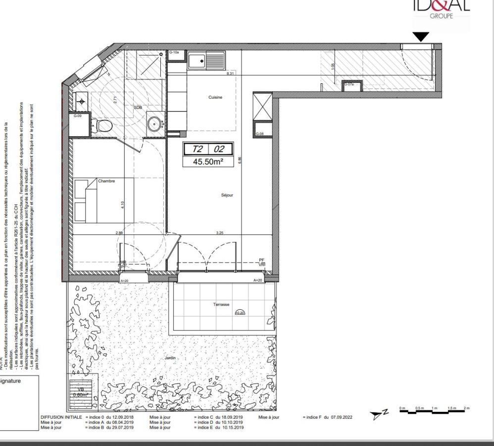 2 pièces - RDC - 46m² - 897,74 € - Photo #0
