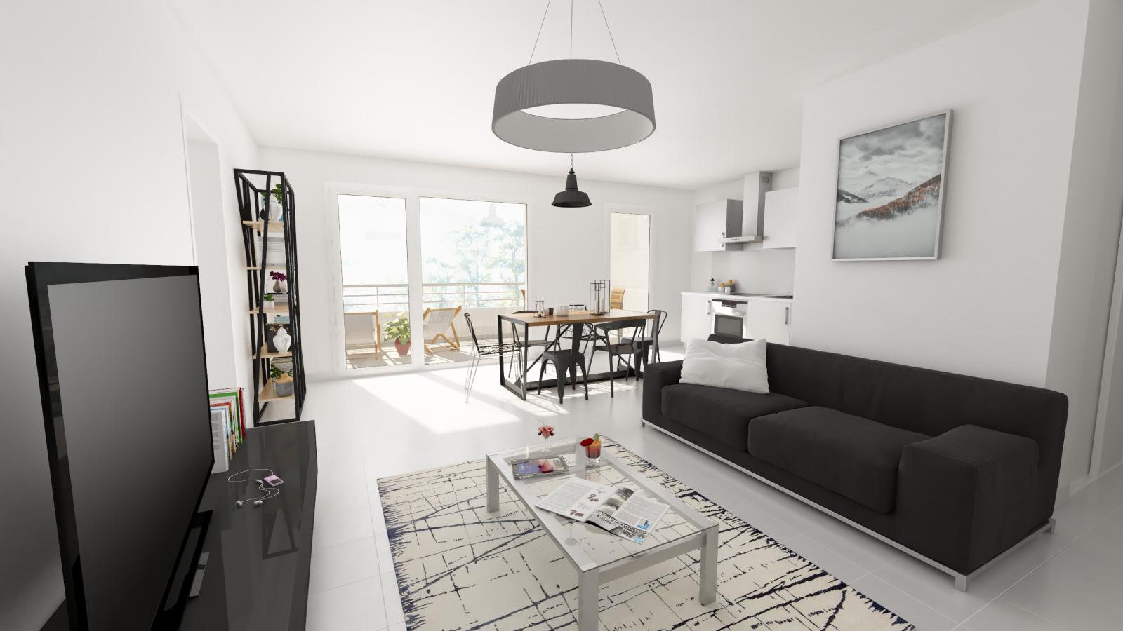 
																																							4 pièces - 
																																						2ème étage - 88m² - 1 374,84 € - Photo #5