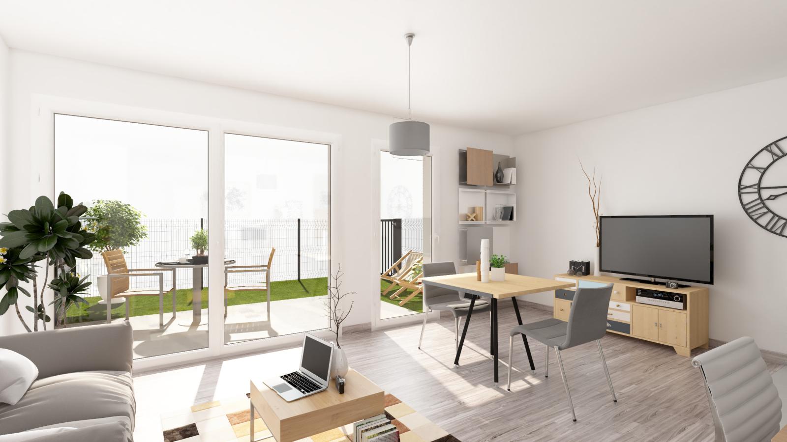1 pièce - 1er étage - 31m² - 555,73 € - Photo #1