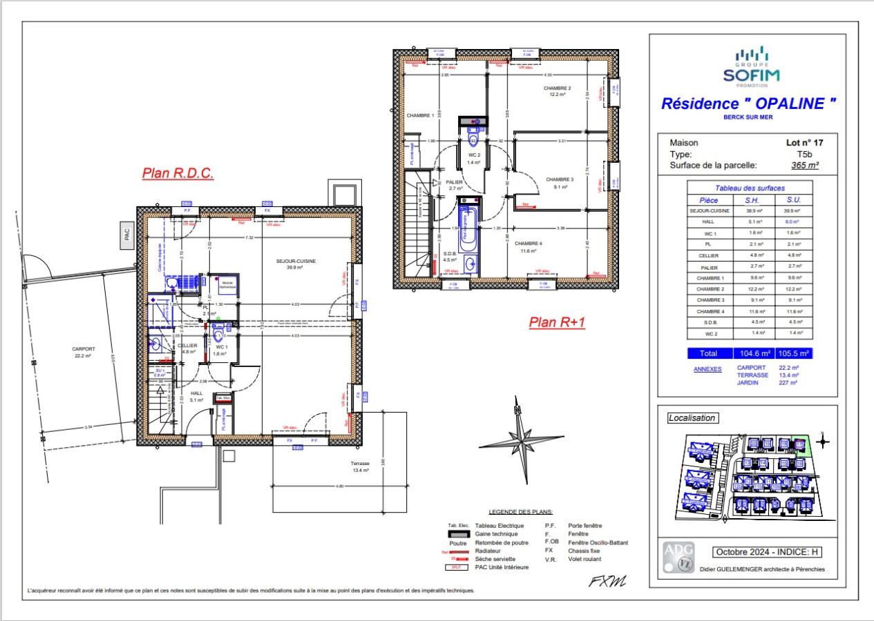 
																																							5 pièces - 
																																						RDC - 105m² - 1 065,09 € - Photo #1