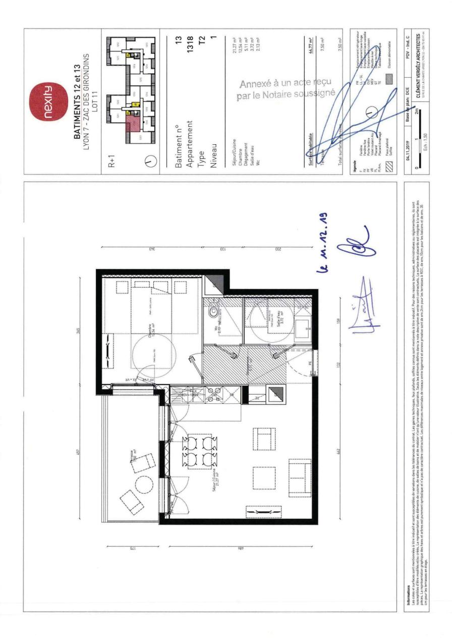 
																			2 pièces – 
																		1er étage – 45m² - 838,79 € - Photo #0