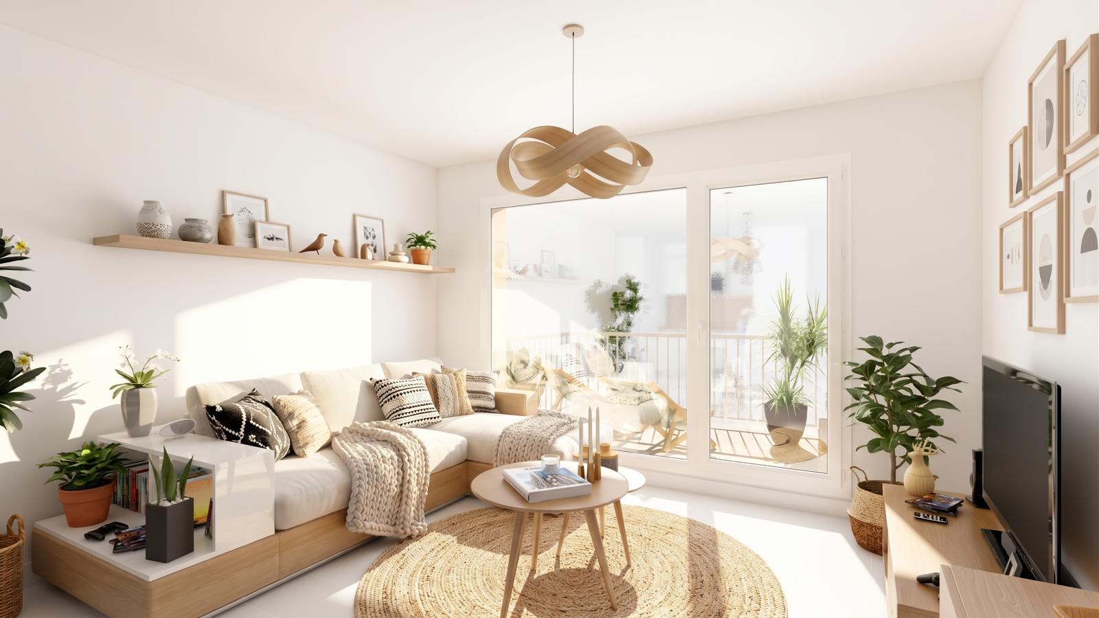 2 pièces - 2ème étage - 45m² - 630,03 € - Photo #2