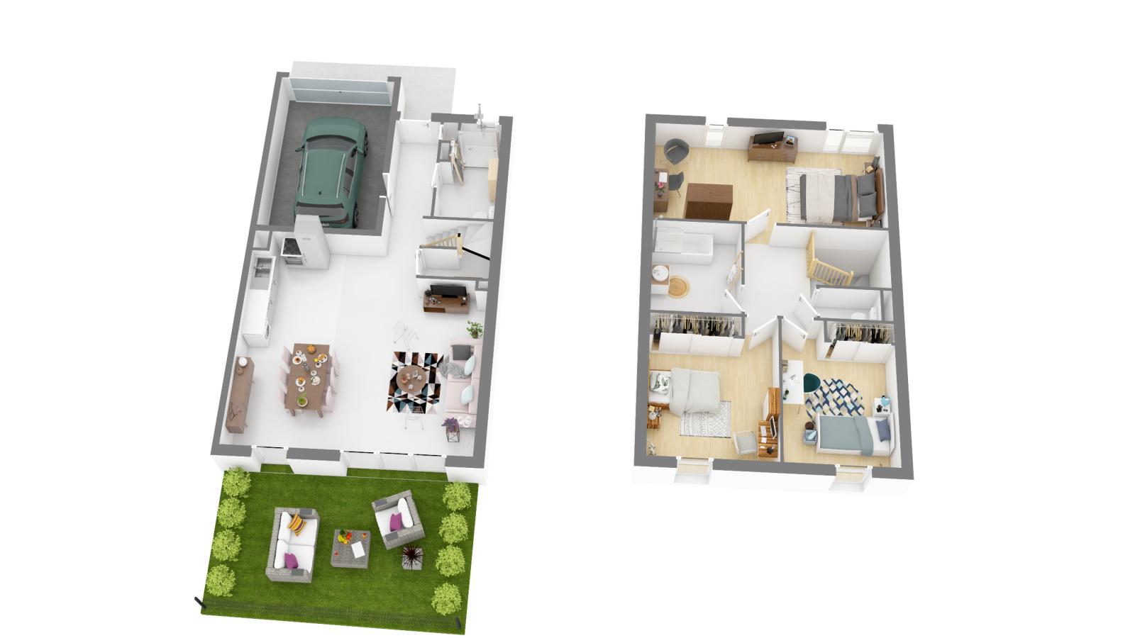 
																			4 pièces - 
																		RDC - 110m² - 1 221,09 € - Photo #2