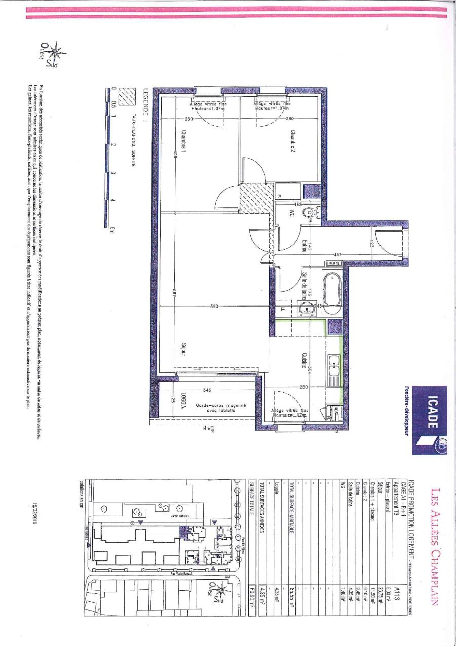 
																																							3 pièces - 
																																						1er étage - 66m² - 892,77 € - Photo #1