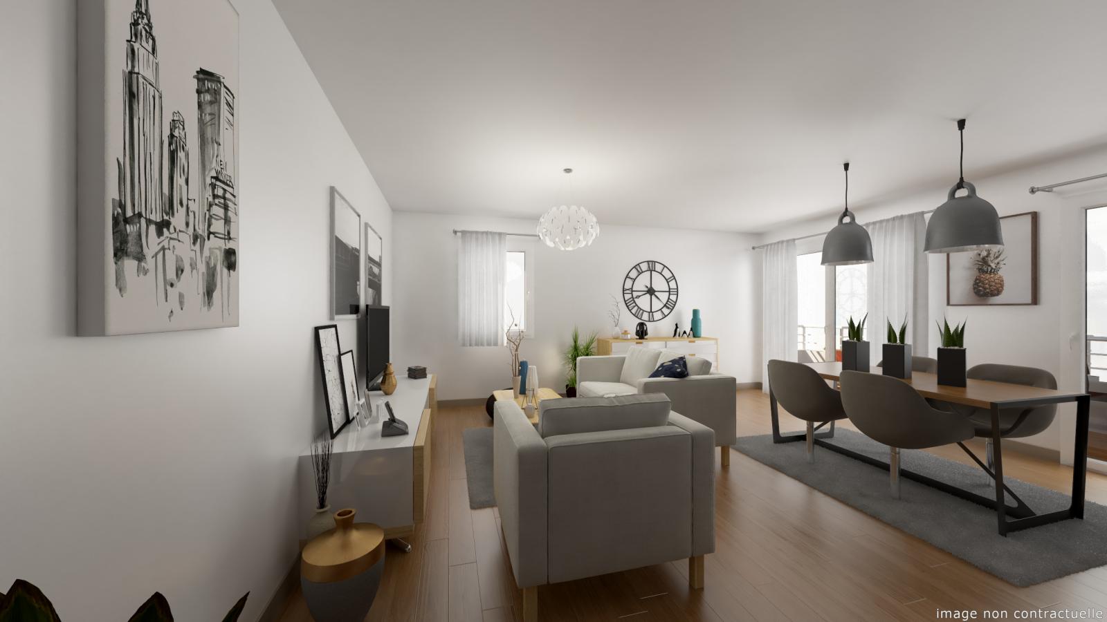 
																																							3 pièces - 
																																						7ème étage - 66m² - 890,76 € - Photo #3