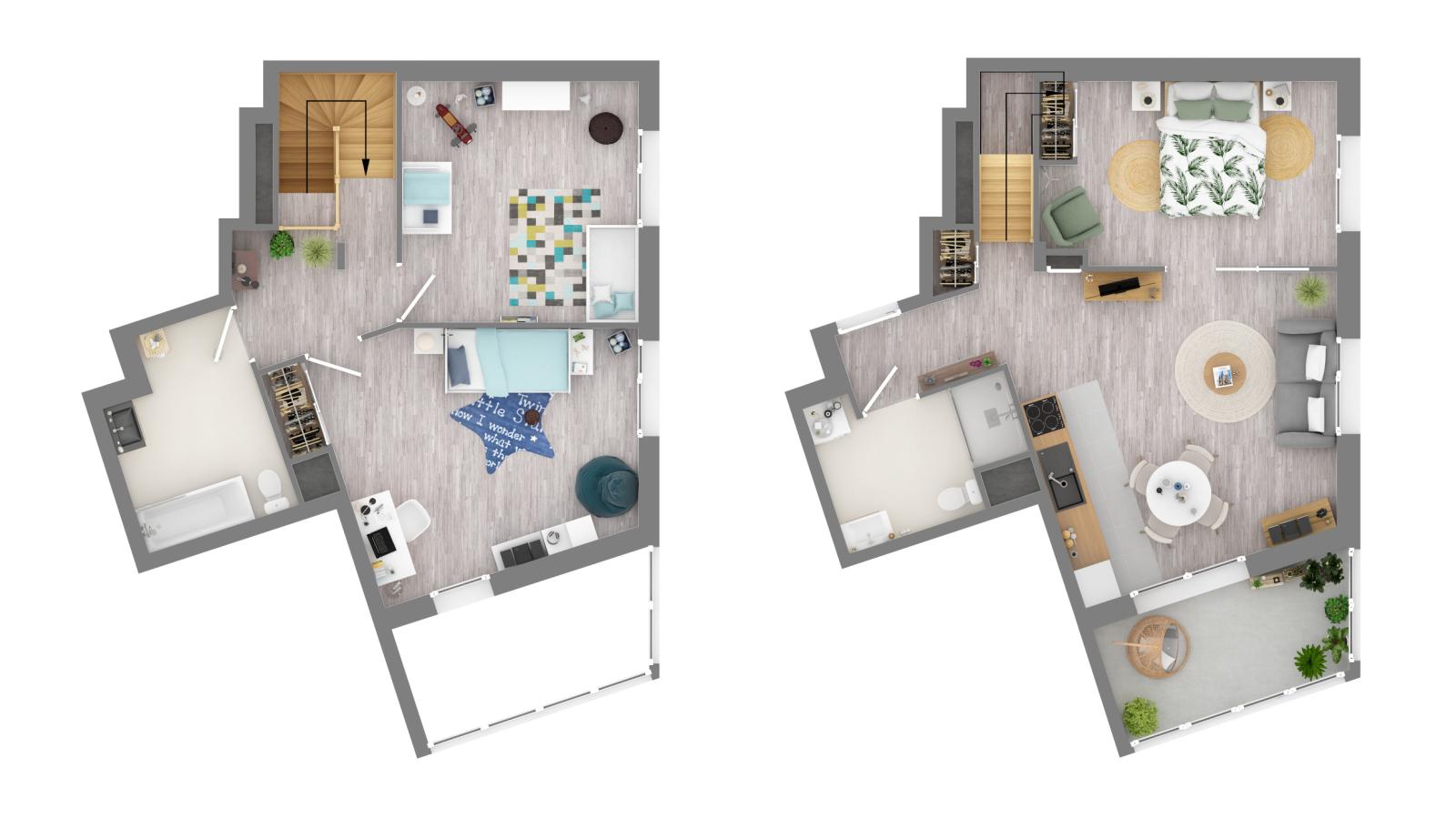 
																																							4 pièces - 
																																						4ème étage - 86m² - 1 779,94 € - Photo #1
