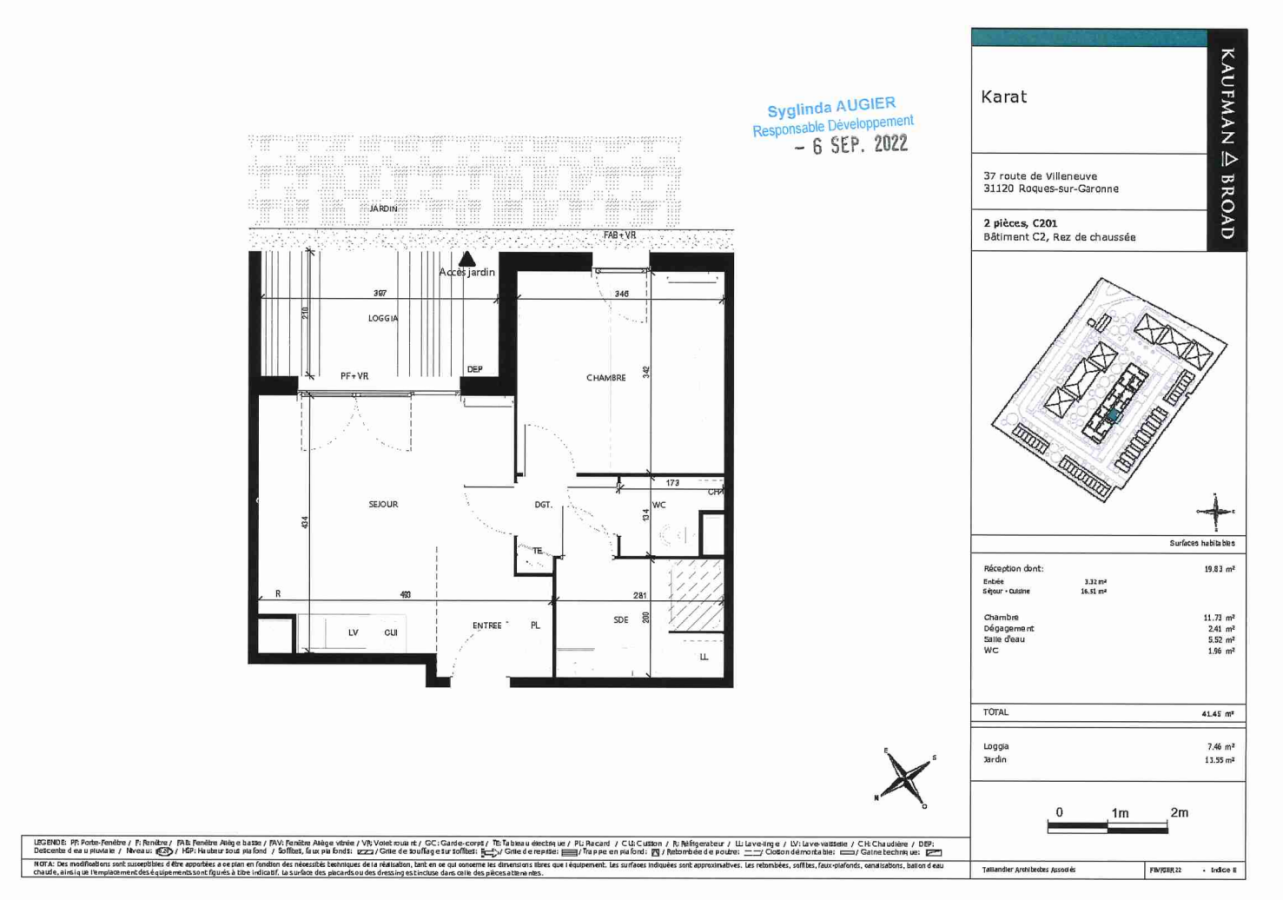 
																																							2 pièces - 
																																						RDC - 41m² - 505,67 € - Photo #5