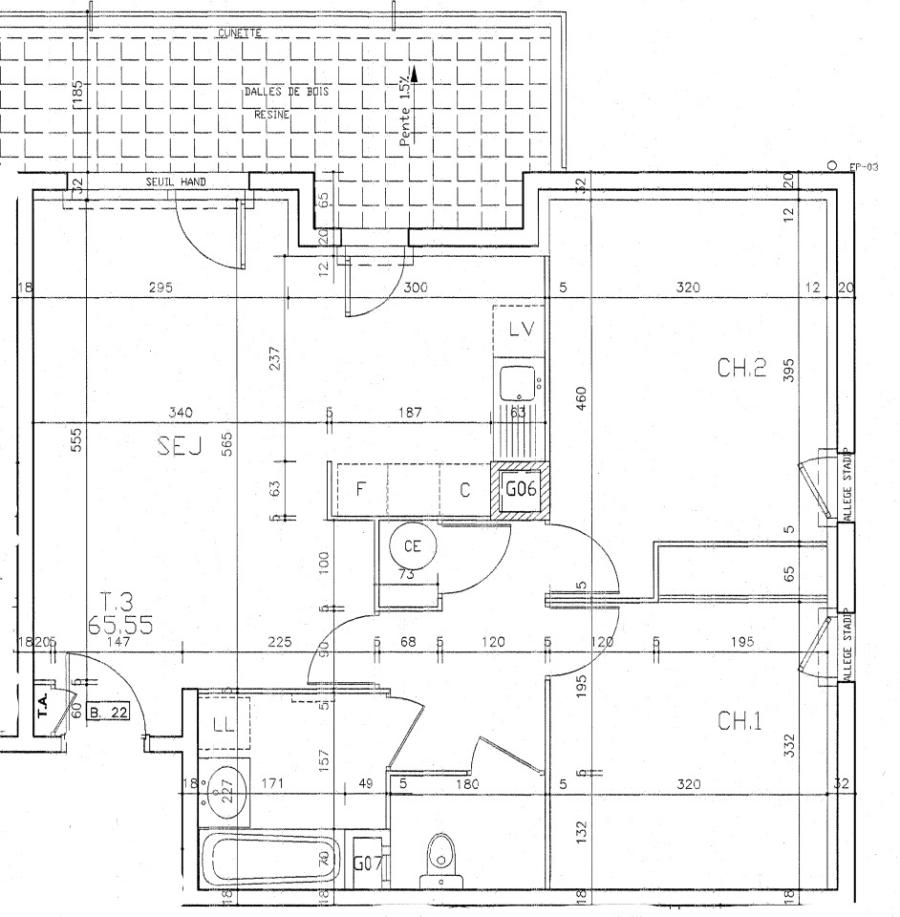 
																																							3 pièces - 
																																						2ème étage - 66m² - 939,65 € - Photo #3