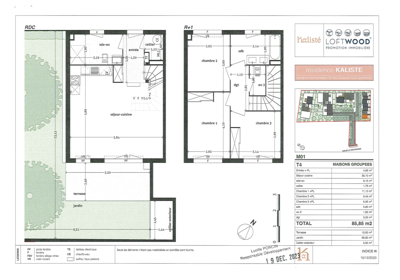 
																																							4 pièces - 
																																						RDC - 83m² - 1 024,65 € - Photo #7