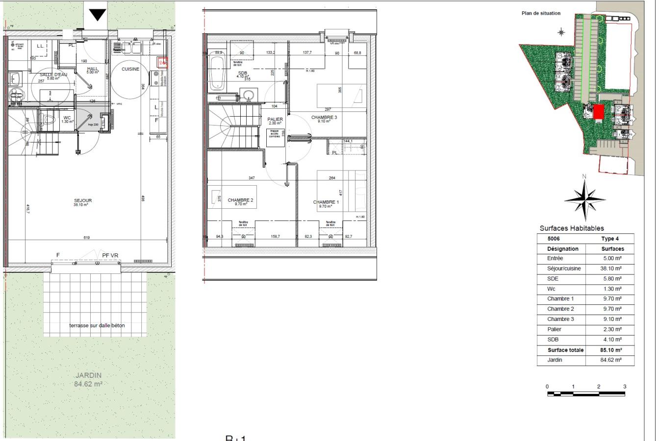 
																																							4 pièces - 
																																						RDC - 85m² - 794,14 € - Photo #6