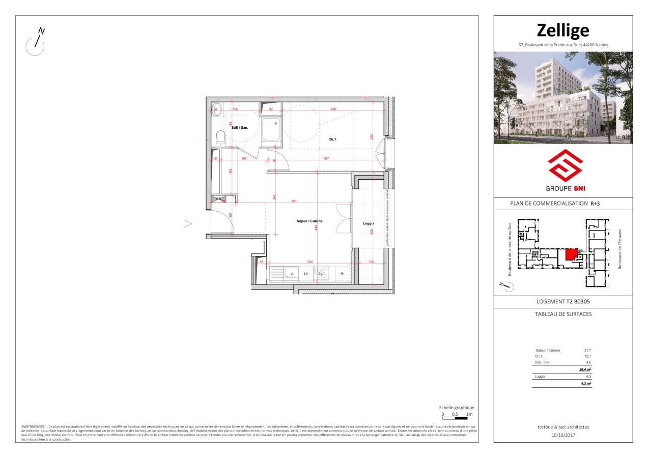 
																			2 pièces - 
																		3ème étage - 38m² - 656,14 € - Photo #7