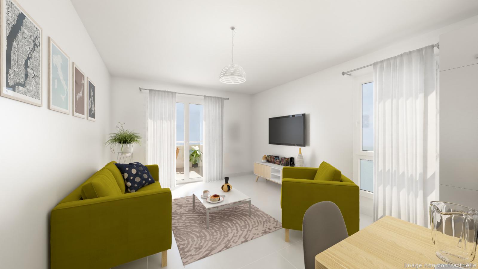 2 pièces - RDC - 41m² - 887,39 € - Photo #4