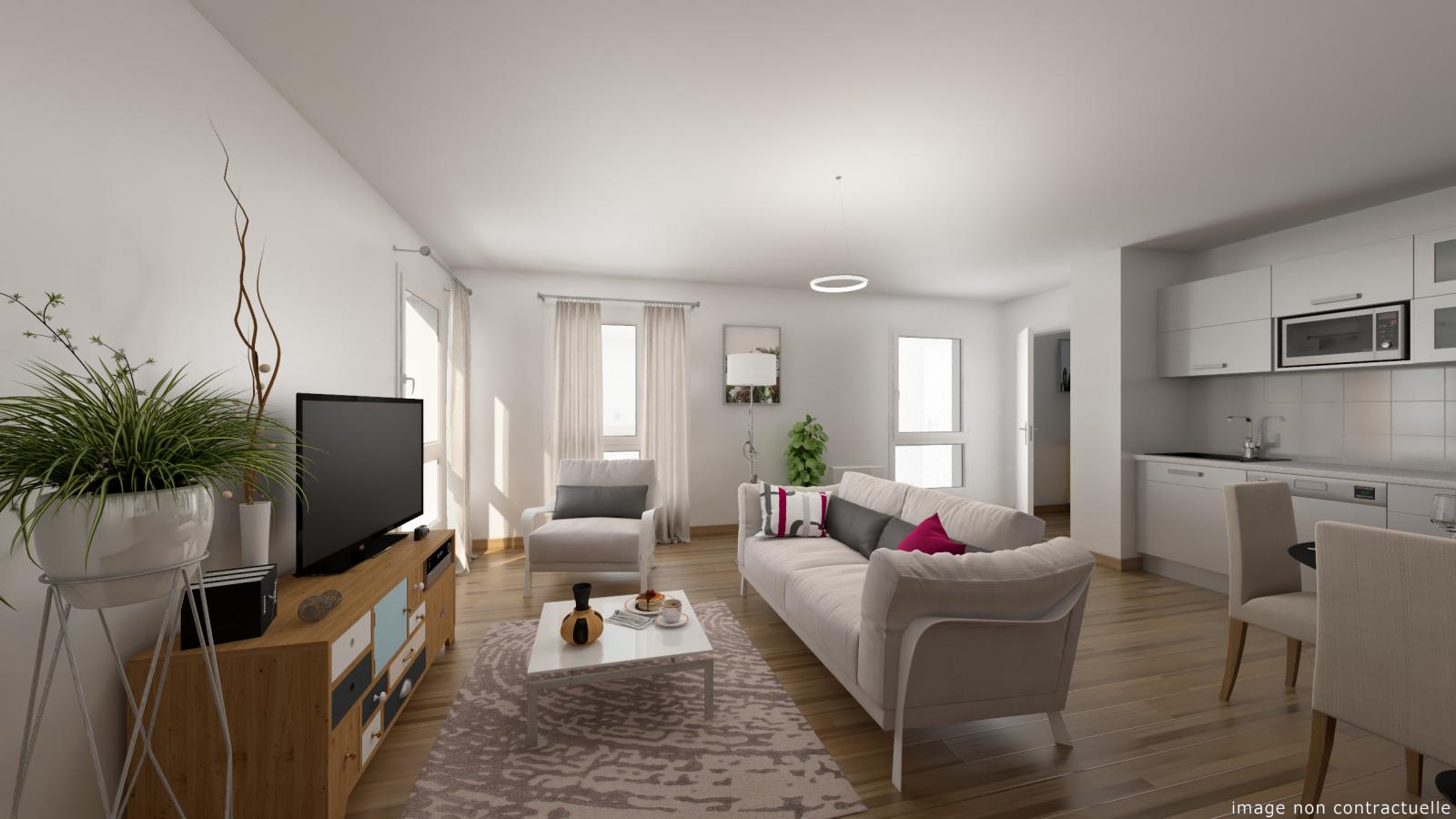 3 pièces - 1er étage - 68m² - 774,07 € - Photo #0