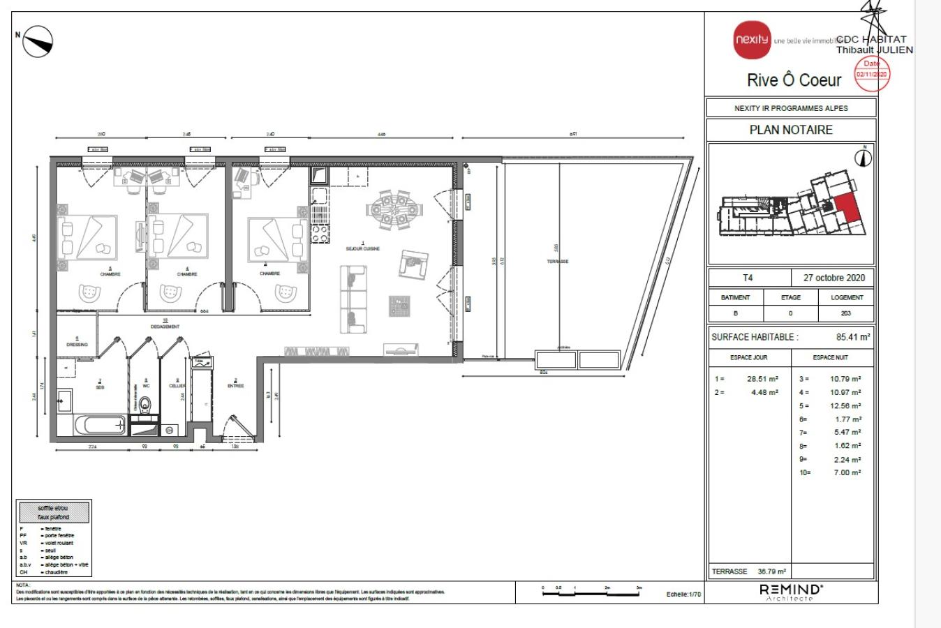 
																																							4 pièces - 
																																						RDC - 86m² - 1 200,90 € - Photo #7