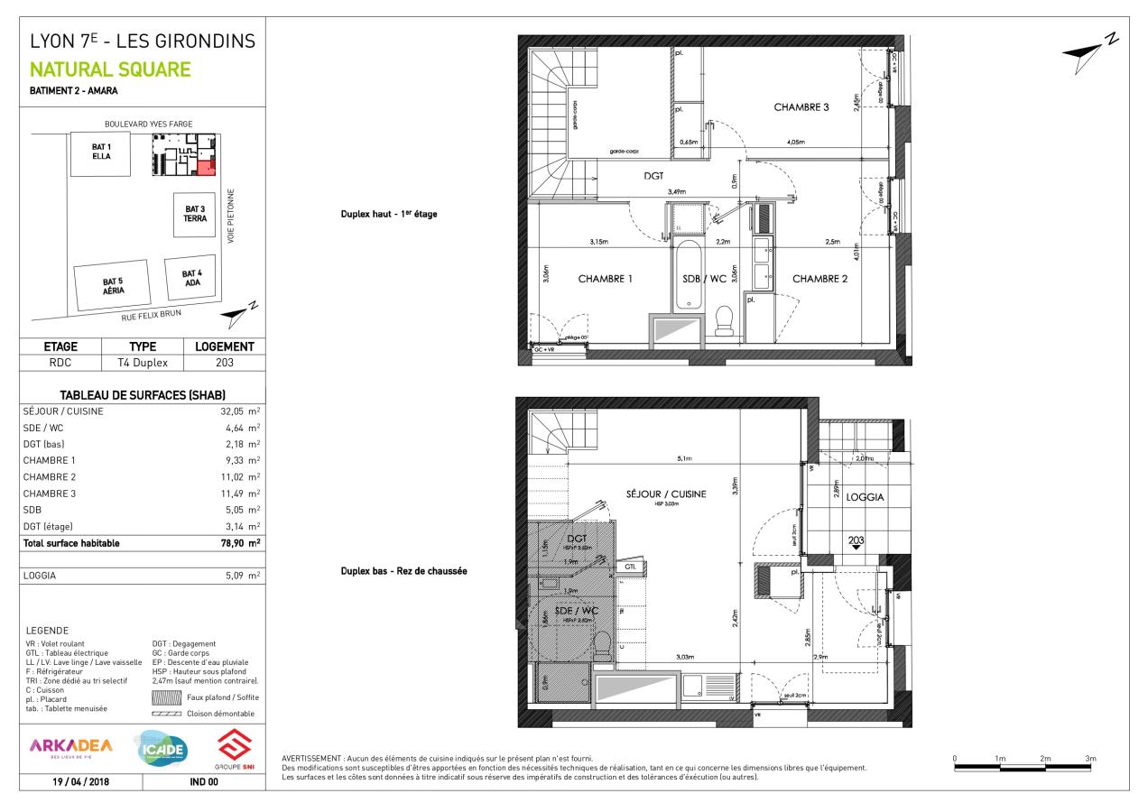 4 pièces - RDC - 76m² - 1 097,18 € - Photo #4