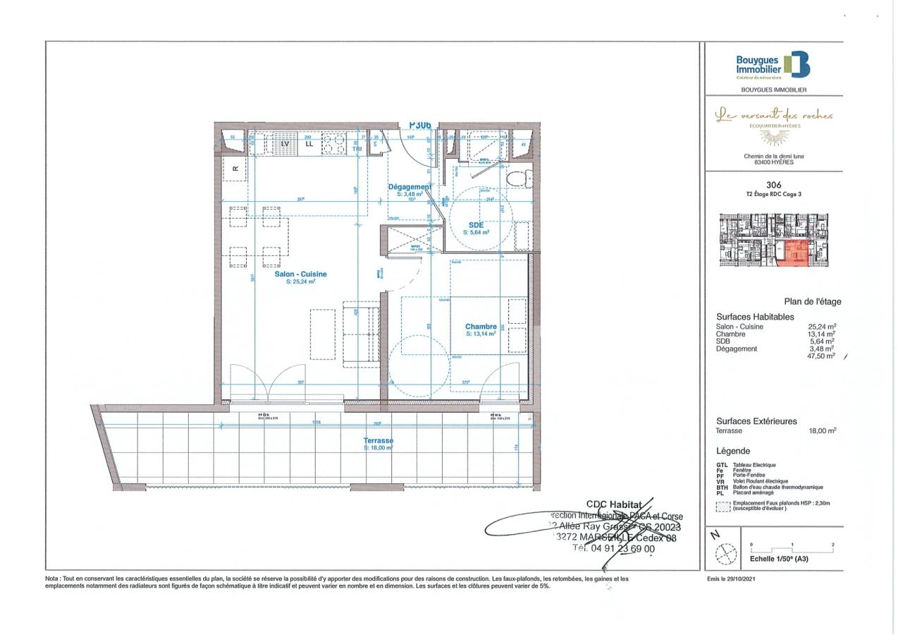 
																			2 pièces - 
																		RDC - 48m² - 784,79 € - Photo #6