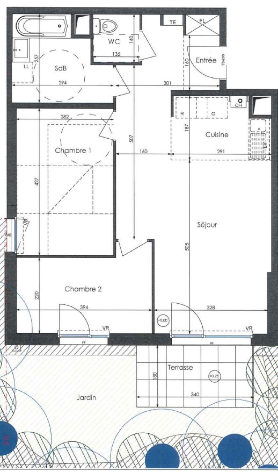 
																																							3 pièces - 
																																						RDC - 63m² - 745,50 € - Photo #6