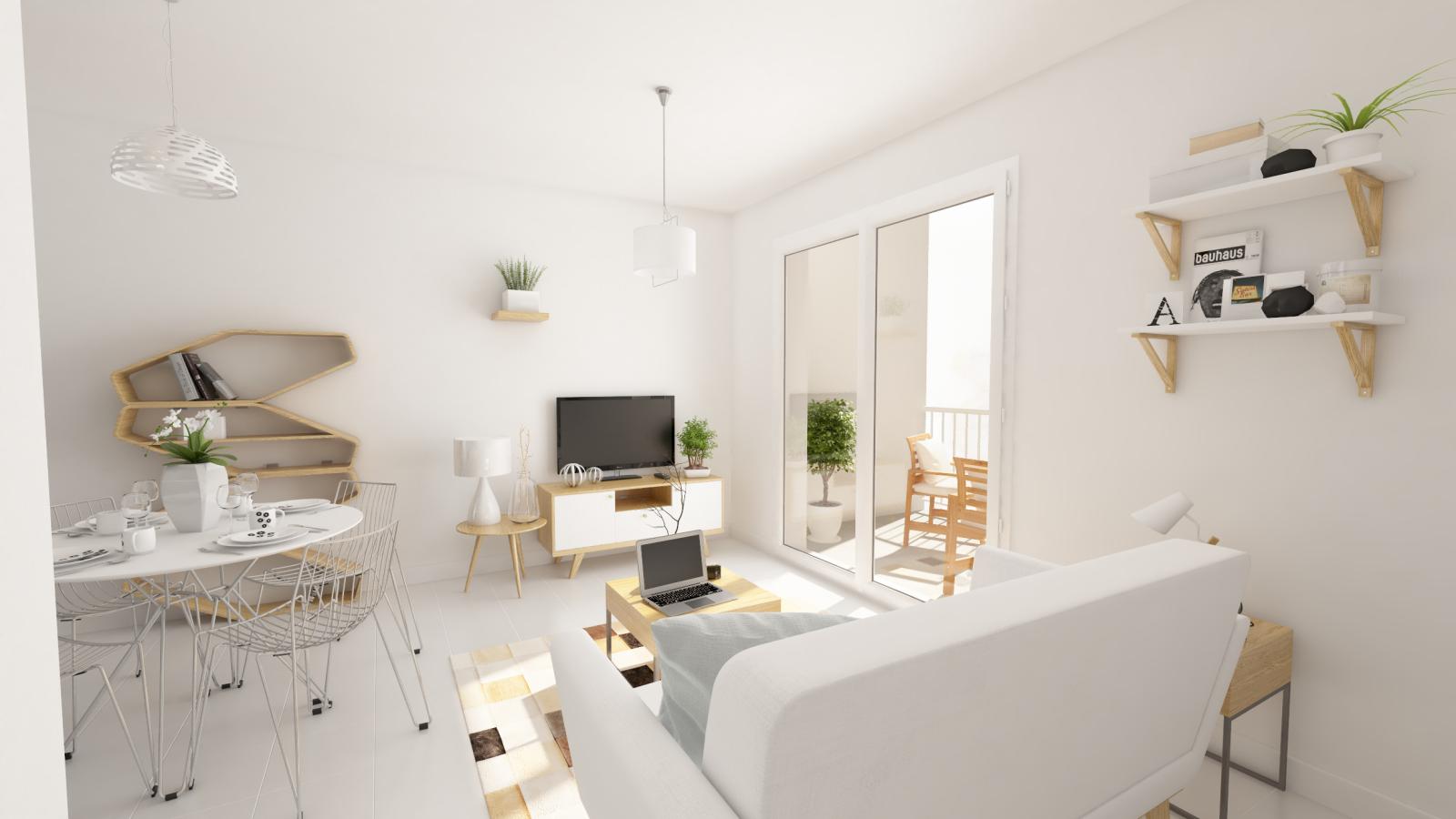 2 pièces - 2ème étage - 41m² - 642,58 € - Photo #4
