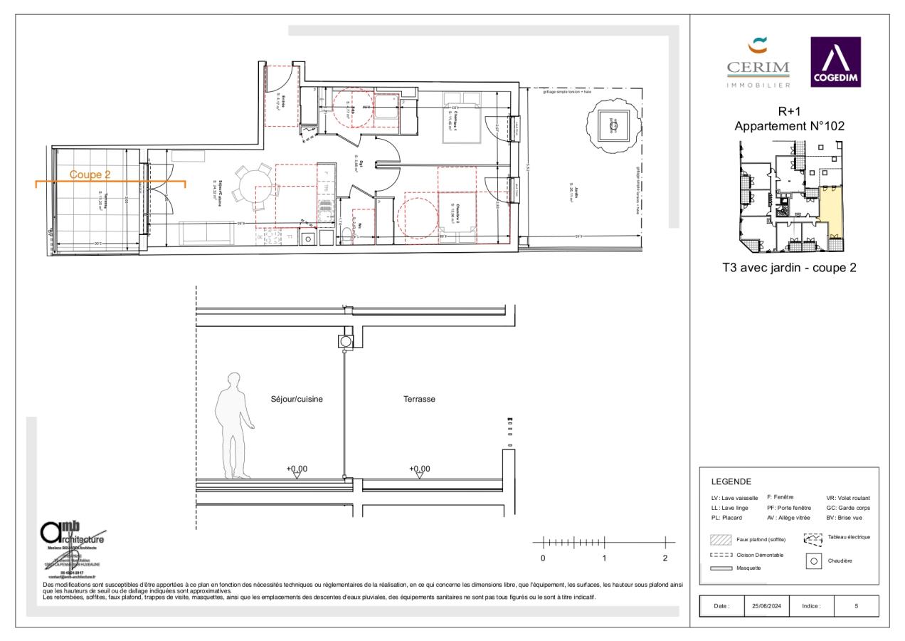 
																																							3 pièces - 
																																						1er étage - 65m² - 977,07 € - Photo #7