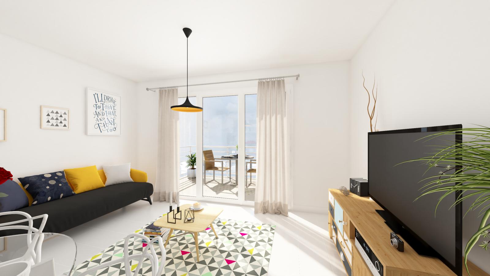 3 pièces - 1er étage - 65m² - 742,16 € - Photo #1